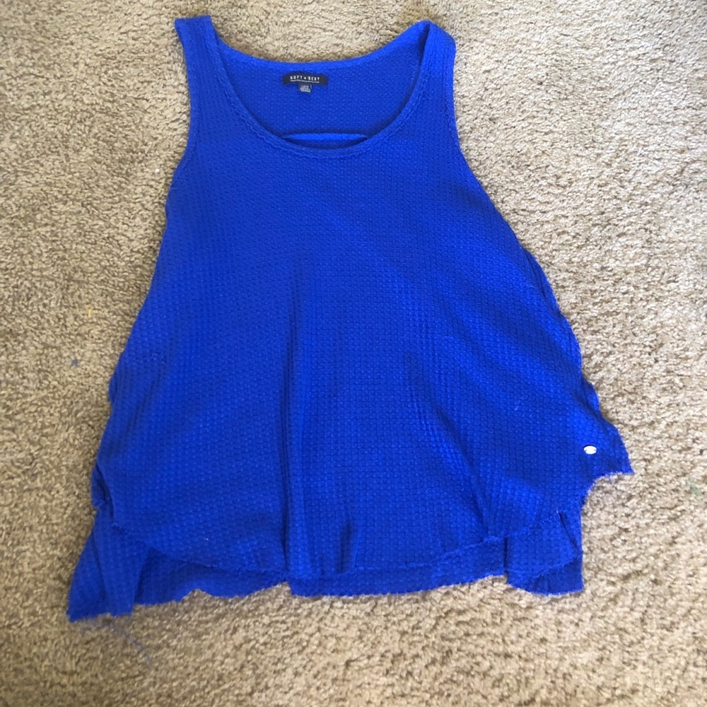 AE blue tank